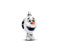 PANDORA Disney Frozen Olaf Charm de plata de ley, compatible con colgante Moments, 793978C01