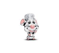 PANDORA Disney Pixar 794022C01 - Abalorio de Remy de plata de ley, compatible con Moments, diseño de ratatouille