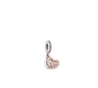 Pandora - Entwined Infinite Hearts Double Dangle - Accessories - Mujer - Rosa - ONE SIZE -