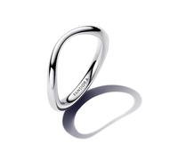 PANDORA Essence Anillo con diseño ondeado, talla 54