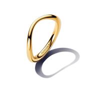 PANDORA Essence Anillo con diseño ondeado, talla 56