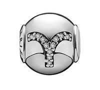 Pandora Essence Aries 796034CZ - Colgante para Mujer, Plata 925, circonita Blanca, Silicona, Circonita cúbica