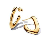 Pendientes de aro abierto Pandora 263290C00 en V
