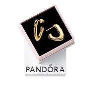 Pendientes de aro abierto Pandora 263290C00 en V