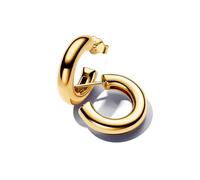 PANDORA Essence Pendientes de aro chapados en oro de 14 quilates