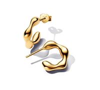 Pandora Pendientes de Aro Abierto Forma Orgánica 263269C00