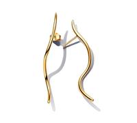 PANDORA Essence Pendientes de botón chapados en oro de 14 quilates