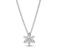 Pandora Collar Timeless Herbario 392387C01-45 Plata de ley Circonitas cúbicas transparentes 45 cm