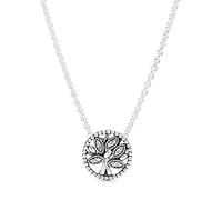 PANDORA Funkelnde Stammbaum Halskette 397780CZ-45 Cadena de Cuello para Mujeres