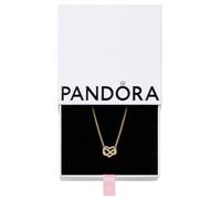 PANDORA Funkelnde Unendlichkeits-Herz Collier-Halskette 362666C01-50 Cadena de Cuello para Mujeres