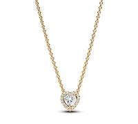 Pandora Collar Timeless 368425C01-45 Corazón brillante con circonitas cúbicas 45 cm