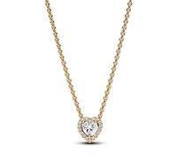 Pandora Collar Timeless 368425C01-45 Corazón brillante con circonitas cúbicas 45 cm