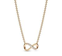 PANDORA Funkelndes Unendlichkeits-Collier 368821C01-50 Cadena de Cuello para Mujeres