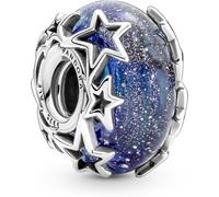 Pandora Galaxis Blau & Stern Murano-Glas Charm 790015C00 Colgante