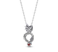 PANDORA Game of Thrones Drache Anhänger-Halskette 392967C01-45 Cadena de Cuello para Mujeres