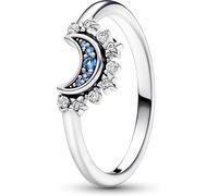Pandora Himmlisch Funkelnder Blauer Mondring 192675C01 Anillo para mujeres