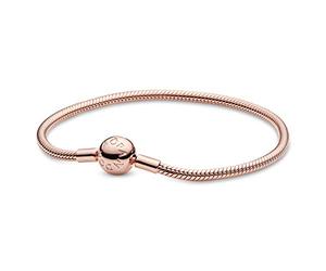 Pandora Icons 14k rose gold-plated snake chain bracelet