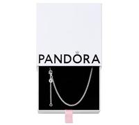 Pandora Collar Doble Halo Brillante en Plata de Ley | 45 cm