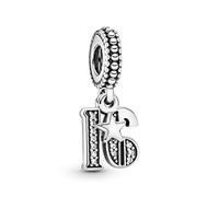 Pandora Icons Colgante con diseño de número de plata con circonitas cúbicas transparentes