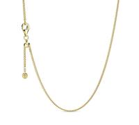Pandora Icons Collar chapado en oro de 14 quilates con cierre deslizante, 60