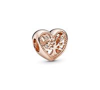PANDORA Abalorio 788826C01 Corazón árbol familiar rosé.