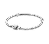 Pandora Icons Pulsera con cadena de serpiente de plata de ley, 15