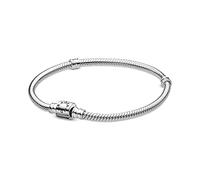 Pandora Pandora Pulsera Moments en plata de ley con cierre de barril para charms 598816C00 18