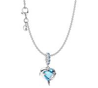 Pandora Joya Cadena de Señora Plata Juego de Regalo Azul Murano Delfín 28908