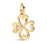 Pandora Joya Colgante Corazón Cuatro Hojas Trébol Color Oro 763034C01
