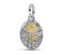 Pandora Joya Colgante Medallón Dos Colores Rosa 764087C00