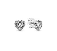 Pandora Joyas atemporales de plata de ley con corazón elevado