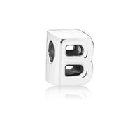 Pandora Joyería Charm en plata de ley Letra B 797456