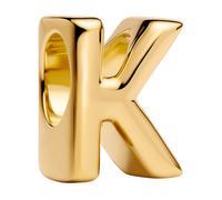 Pandora Joyería Mini-Charm Letra K Color Dorado 763957C00