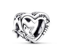 Pandora Joyería Plata Charm Familia Corazón Y Estrella 792829C00