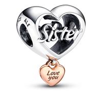 Pandora Moments Charm de Corazón Te Quiero Hermana 782244C00