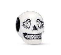 Pandora Joyero Bead-Charm Plata Calavera Brillante 792811C01