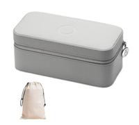 PANDORA Joyeros Mujer Organizador de Joyas Joyero Original para Mujer y Niña Joyero Viaje. Color Gris. (200x101x85 mm). (A012)