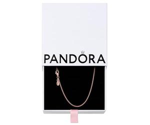 PANDORA Klassische Ankerkette Halskette 580413-90 Cadena de Cuello para Mujeres