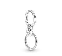 Pandora Pandora Llavero para charms en plata de ley Pandora Moments 399566C00
