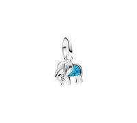 PANDORA ME 793858C01 - Mini colgante de elefante turquesa de plata de ley con turquesa artificial compatible con Me y Moments, 3,1x10,2x10,1 mm, Plata de ley, Turquesa