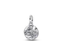 PANDORA ME 793976C01 - Medallón de serpiente de plata de ley con circonitas, compatible con Me y Moments, 793976C01