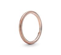 PANDORA ME Anillo chapado en oro rosa de 14 quilates, talla 48