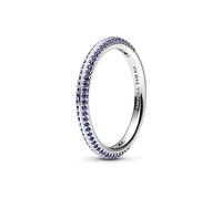 PANDORA ME Anillo de plata de ley con cristal azul auténtico, talla 52