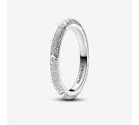 Pandora Anillo en plata de ley Textura y Gemas 193322C01 54