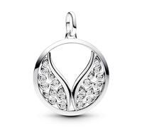 Pandora Pendientes de Aro de 40 Mm Moments Para Charm en Plata de Ley