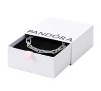 PANDORA ME Pulsera de plata de ley con 5 eslabones abatibles, 4