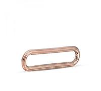 Pandora ME Styling Link 789656C00 - Enlace de metal chapado en oro rosa de 14 quilates, 7,8mm, Plata de ley chapada en, No es una piedra preciosa