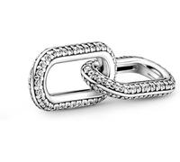 Pandora ME Styling Pavé Doppel-Link 799660C02 Colgante