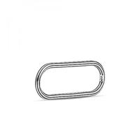 PANDORA ME Styling Pavé - Enlace doble de plata de ley, 12mm, Plata de ley, No es una piedra preciosa