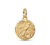 Pandora Medallón de golondrinas bañado en oro Pandora Talismán 764082C01